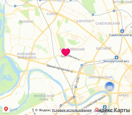 На карте