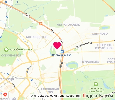 На карте
