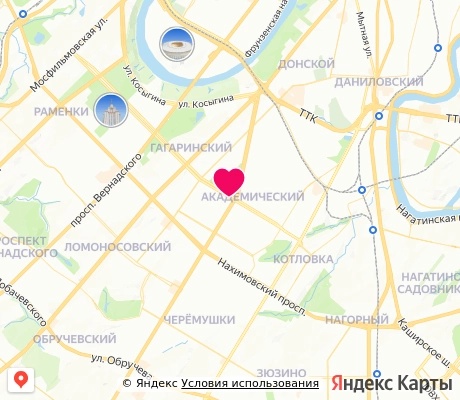 На карте