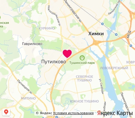 На карте