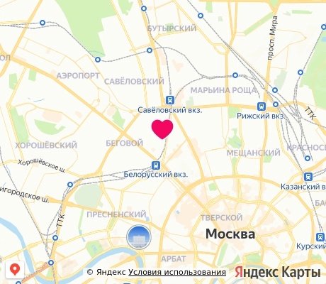 На карте