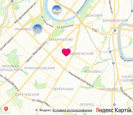 На карте