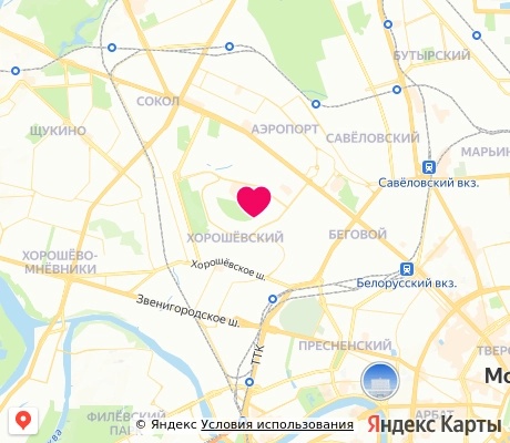 На карте