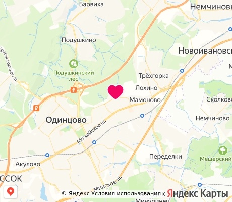 На карте