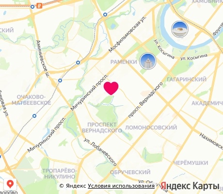 На карте