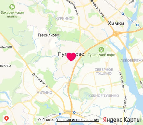 На карте