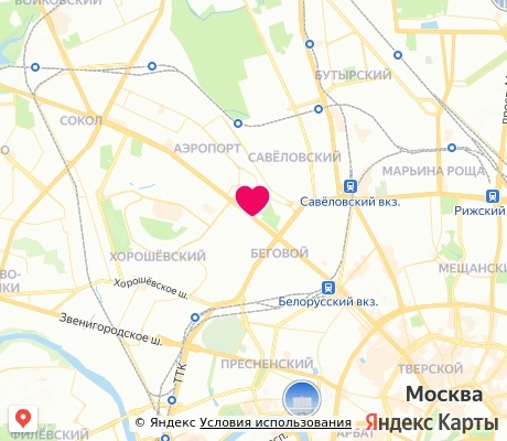 На карте