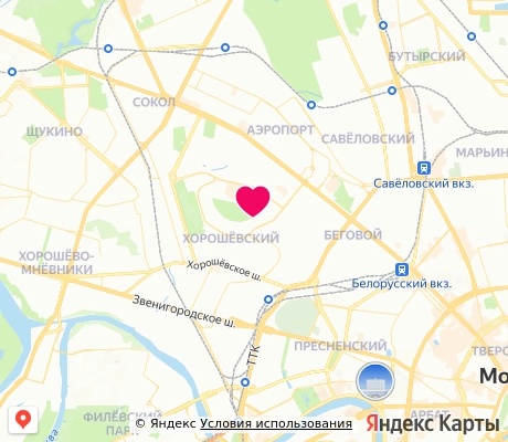 На карте