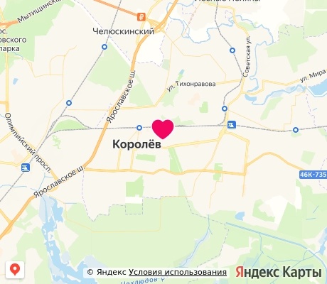 На карте