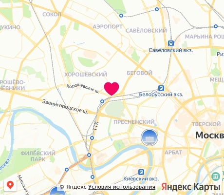 На карте