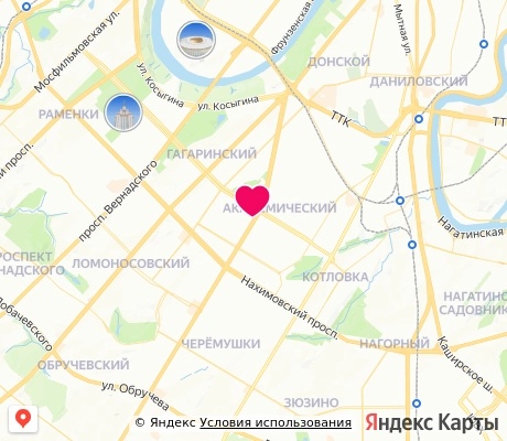 На карте