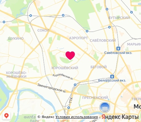 На карте