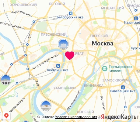 На карте