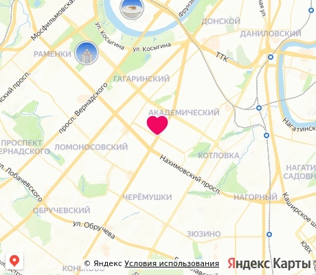 На карте