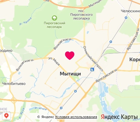 На карте