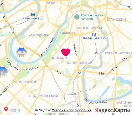 На карте
