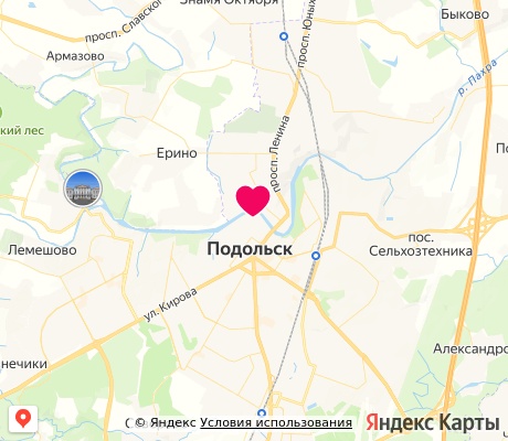 На карте