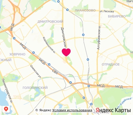 На карте