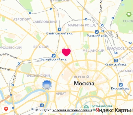 На карте
