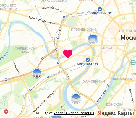 На карте