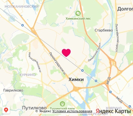 На карте