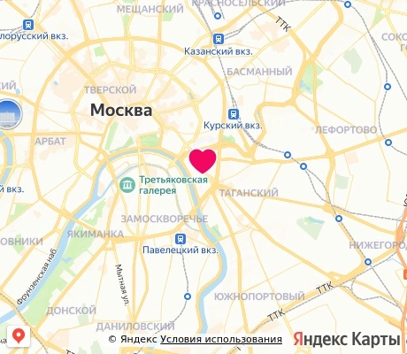 На карте