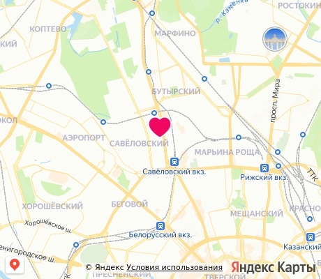 На карте