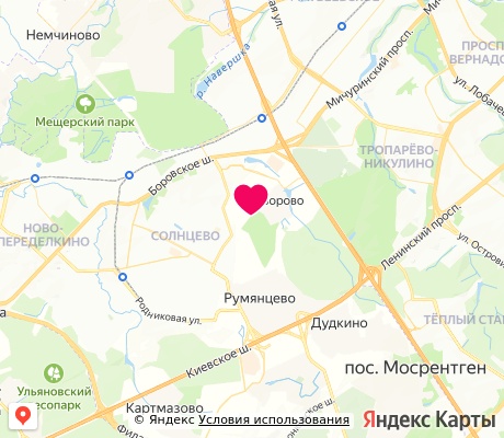 На карте