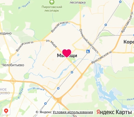 На карте