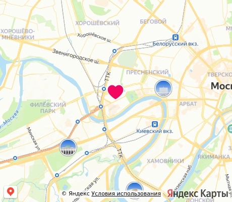 На карте