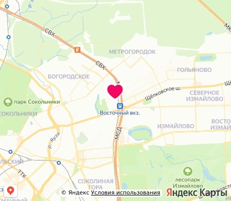 На карте