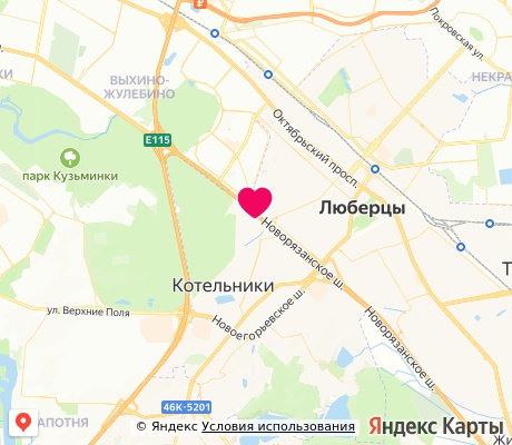 На карте