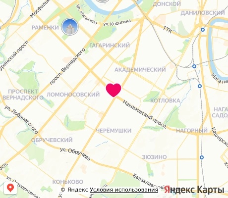 На карте