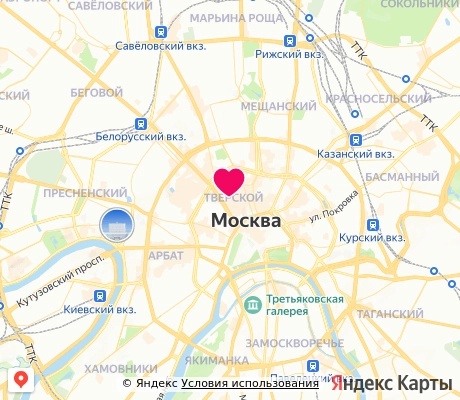 На карте