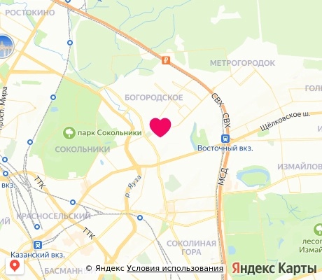 На карте