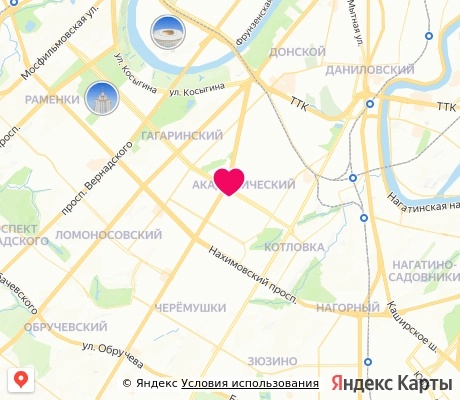 На карте