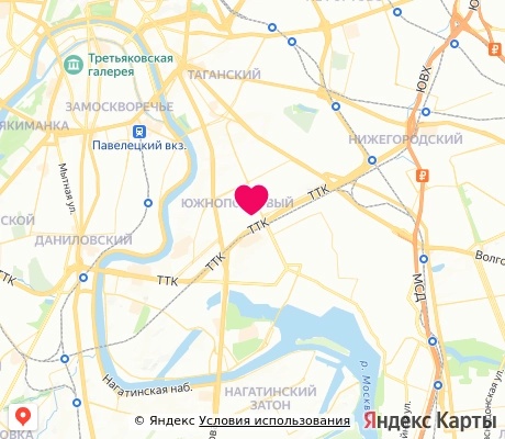 На карте