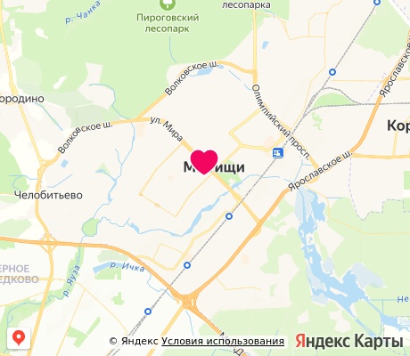 На карте
