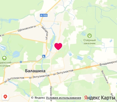 На карте