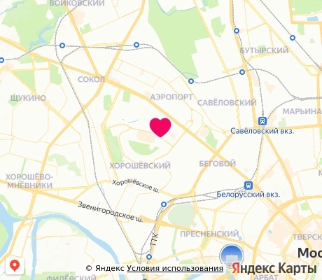 На карте