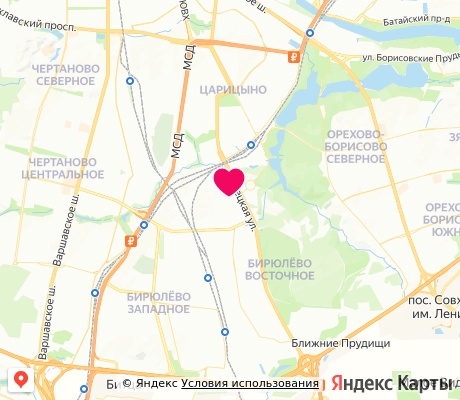 На карте