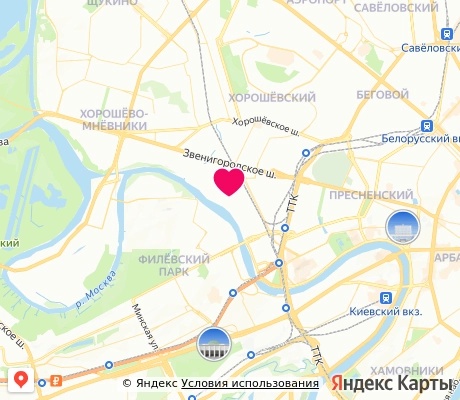 На карте