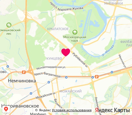 На карте