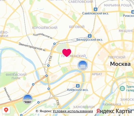 На карте