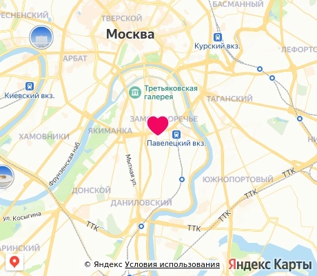 На карте