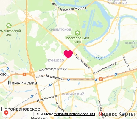 На карте
