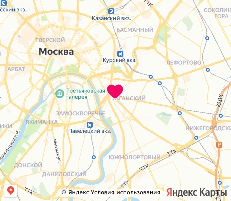 На карте