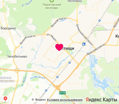 На карте
