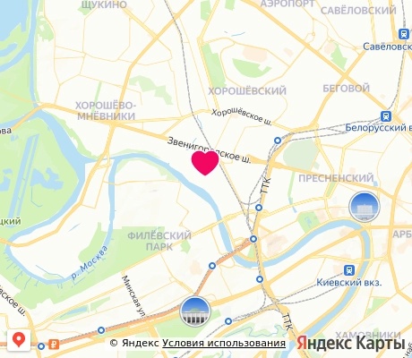 На карте