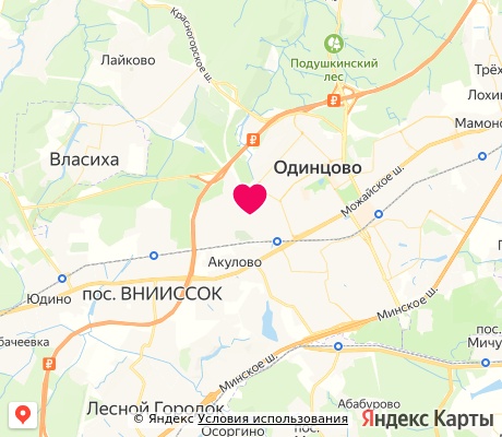 На карте